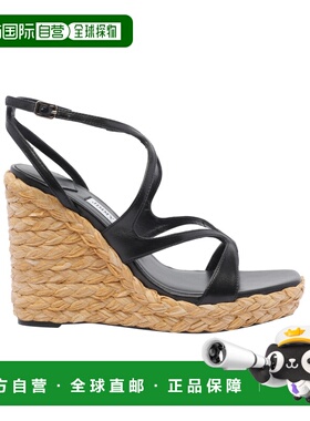 1h可退 香港直邮JIMMY CHOO 25FW Ayla 坡跟凉鞋 Women
