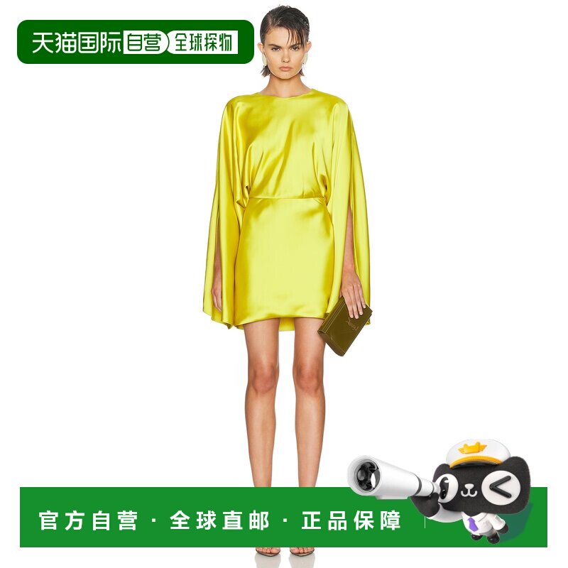 美国直邮NORMA KAMALI 诺玛 卡玛丽 女士 Obie 双面长袖迷你连衣