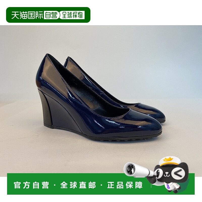 香港直邮Tod's 圆头坡跟鞋 XW0SG0I320OW0女鞋