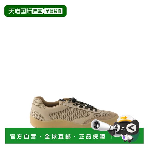 香港直邮Prada 普拉达 女士 浅褐色运动鞋 1E490O3ZM0