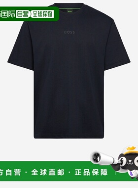 1h可退 香港直邮BOSS HUGO BOSS 男士T恤 50519368402 SS2026 黑