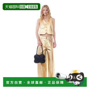 百搭舒适正品 J1482时尚 流行穿搭 金箔牛仔马甲 香港直邮Ganni