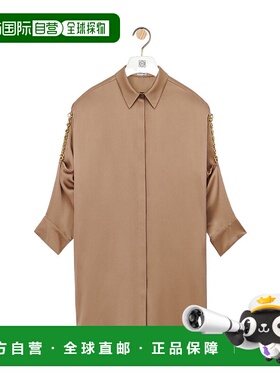 香港直邮Loewe 翻领衬衫式连衣裙 S359Y09XDB长袖罗意威