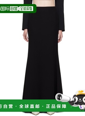 1h可退 香港直邮valentino 华伦天奴 女士 黑色 Couture 半身裙 3