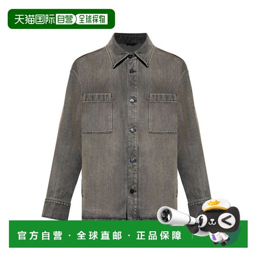 欧洲直邮FENDI 男士夹克 FW1410AT2IF0ZJ4 SS2026 灰色 长袖牛仔