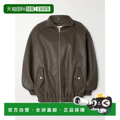 香港直邮The Frankie Shop 女士 Senta 皮衣短夹克 宽松款 JAFS17