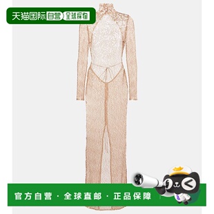 珠片高领透视长款 1h可退 女士 butrym 连衣裙丝绸 香港直邮magda