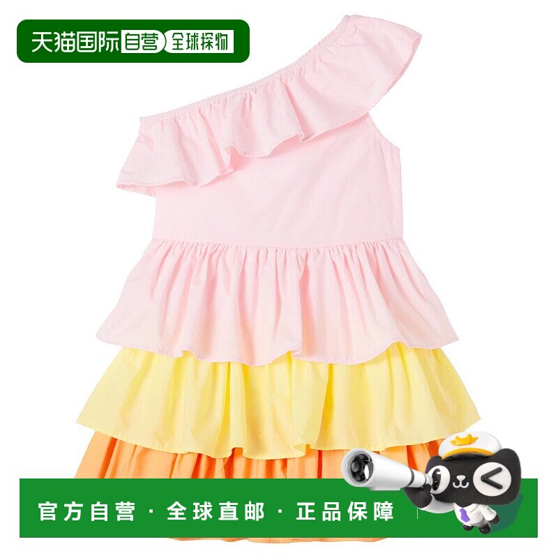 1h可退 香港直邮Molo 女童 Cora 棉质连衣裙童装 pink粉色 舒适时