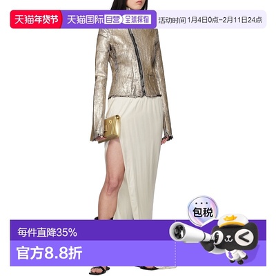 香港直邮Rick Owens 松紧腰身半身裙 RP01E7333SCH包臀裙长裙