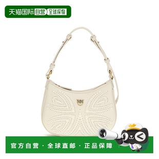 1h可退 香港直邮Pinko 品高 女士 半月形婴儿刺绣单肩包 103538A2