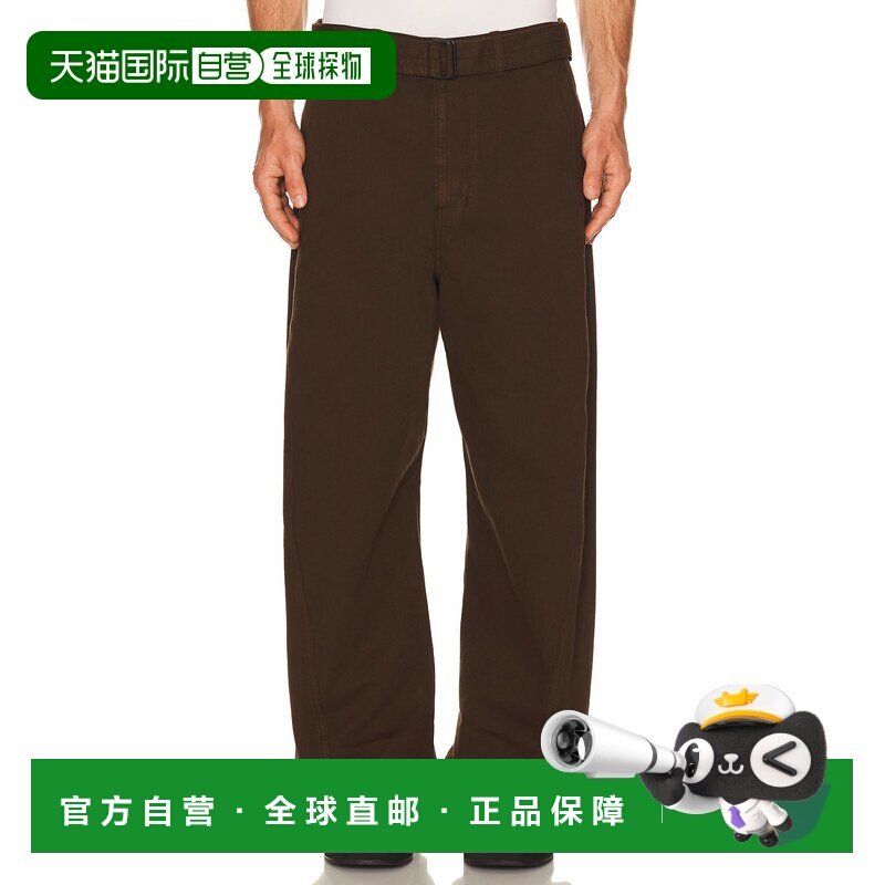 1h可退 美国直邮Lemaire 男士 扭曲束带长裤 PA326LD1068