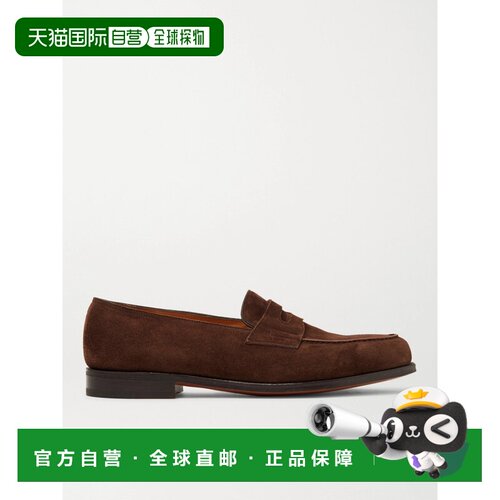 John Lobb 男士 Lopez 绒面革乐福鞋 309221L2Y一【付后1h可退】