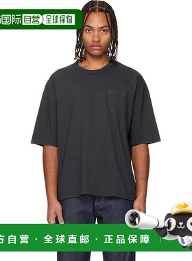1h可退 香港直邮Visvim 维斯维木 男士 黑色 Ex Jumbo S/S DMGD T