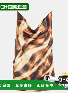 1h可退 香港直邮Y PROJECT 女士 印花上衣 orange橙色 舒适时尚