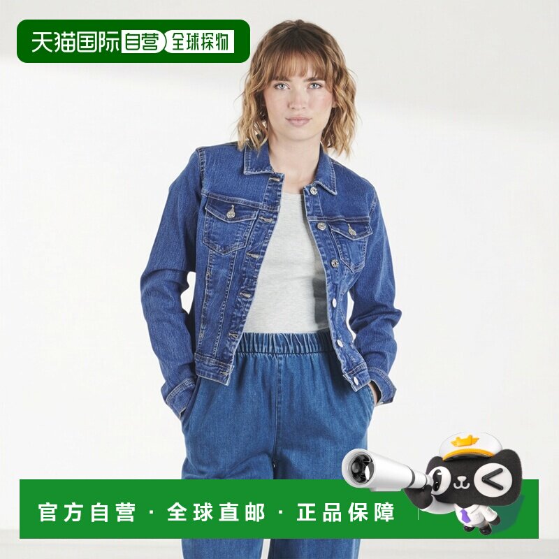 欧洲直邮Only衣服女牛仔外套蓝色ONLWONDER