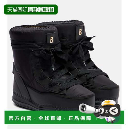 1h可退 香港直邮bogner 博格纳 女士 La Plagne 雪地靴 black黑色