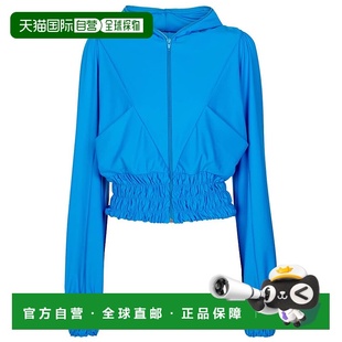 1h可退 香港直邮Marine Serre 女士 罩衫式连帽拉链夹克 003716