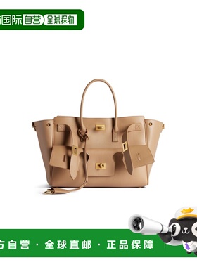 自营欧洲直邮Balenciaga巴黎世家 Bel Air女士logo标识小号手提包