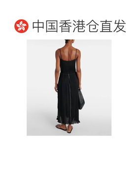 1h可退 香港直邮toteme 女士 泡泡纱长款半身裙 black黑色 舒适时