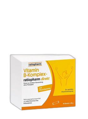 Ratiopharm维生素B族复合物片剂补充营养强健体魄40粒叶酸