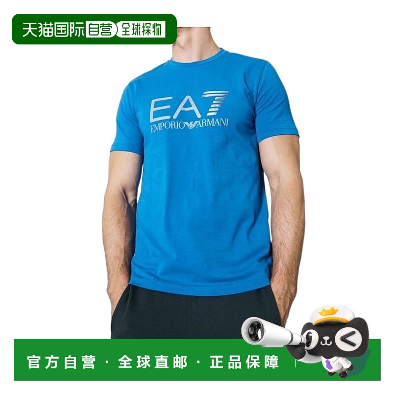 香港直邮EA7 Emporio Armani 圆领徽标T恤 3YPTF9PJ03Z阿玛尼