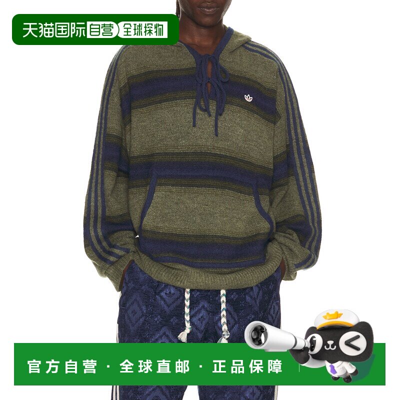 1h可退 美国直邮Adidas 男士 x Clot By Edison Chen 巴哈连帽衫