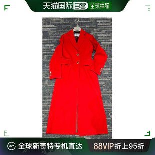 女士 P647M1V 长袖 香港直邮Prada 普拉达 99新未使用 纽扣大衣