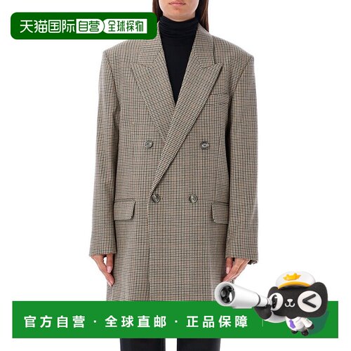 1h可退 香港直邮Ami Paris 女士 长袖羊毛西装外套 FBV311WV0032