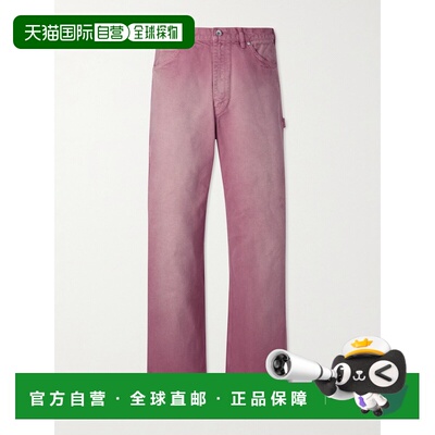 香港直邮1h可退 AURALEE 男士 直筒棉质裤子 A25AP03CD53338422牛
