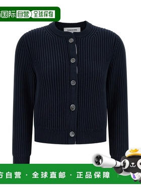 香港直邮Thom Browne 汤姆 布朗 女士 短款针织开衫 FKC692AY3062