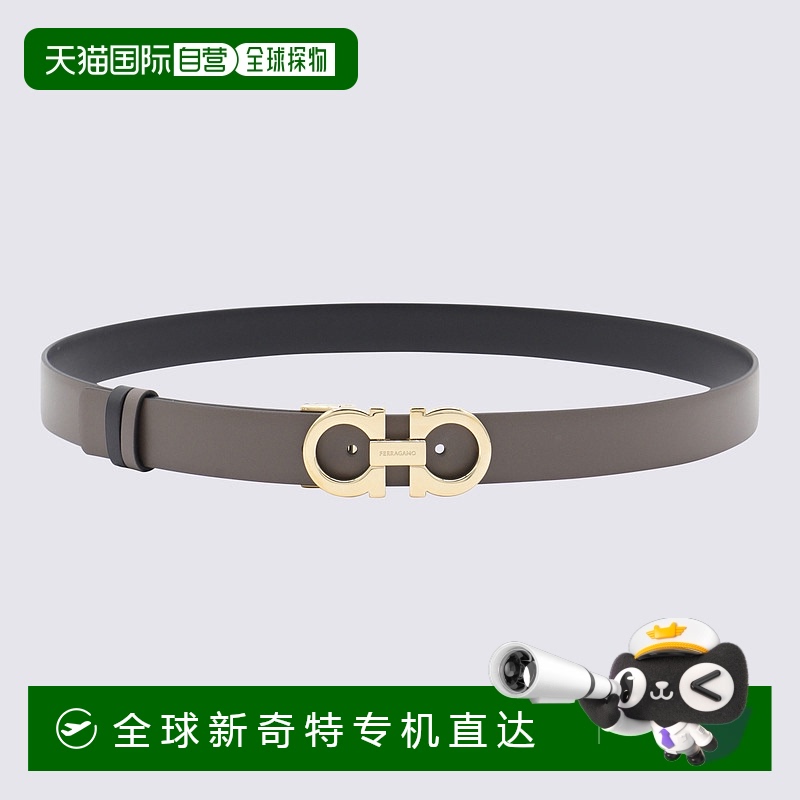 1h可退 香港直邮Salvatore Ferragamo 菲拉格慕 女士 棕色皮带腰