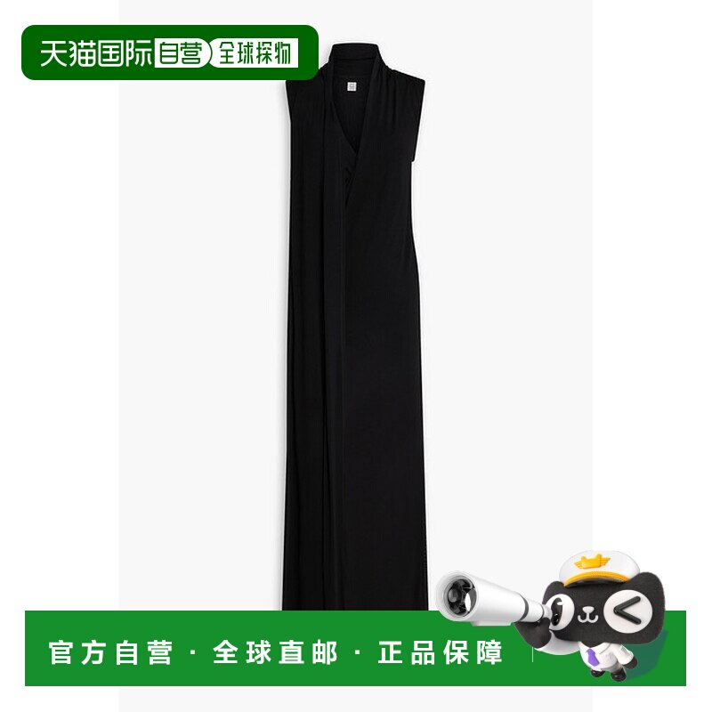 香港直邮toteme 女士 垂褶针织长款连衣裙 253WRD0235FB0266001BL