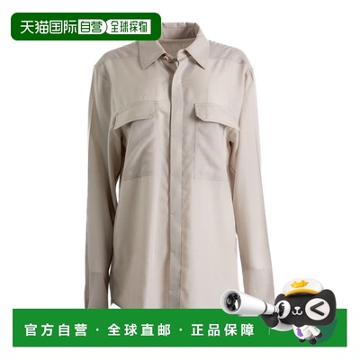 1h可退 香港直邮Rick Owens 长袖衬衫 RU01F2291WG