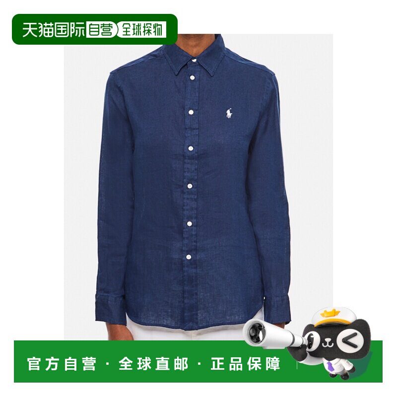 1h可退 香港直邮polo ralph lauren 26SS 长袖衬衫 Women亚麻