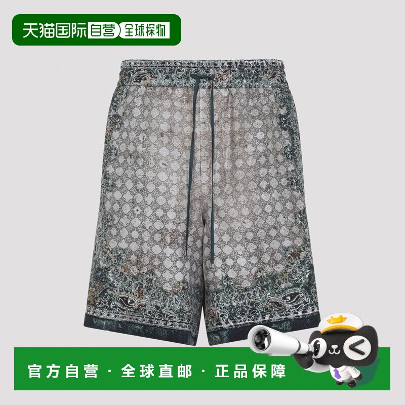 1h可退 香港直邮AMIRI 男士短裤 AMBMSO1036900 SS2026 花色 Amir