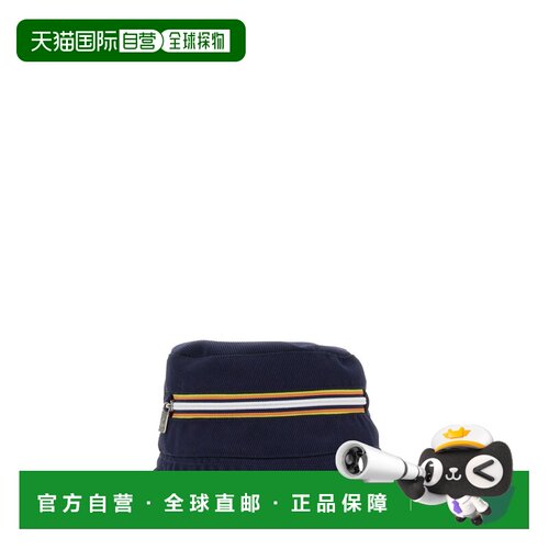 1h可退 欧洲直邮K-WAY 男士帽子 K2113RW193 AW2022 蓝色 PASCALL