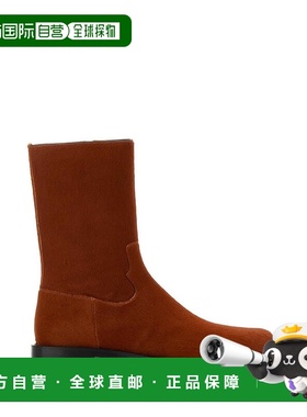 1h可退 香港直邮Dries Van Noten 德赖斯 范诺顿 男士 砖红色小牛