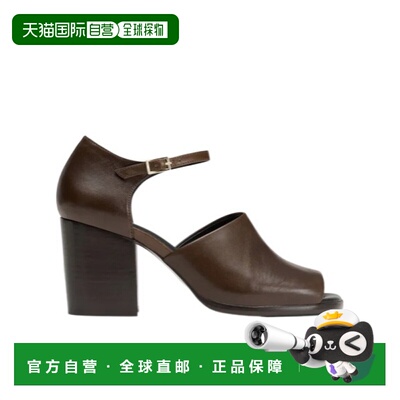 香港直邮LEMAIRE 女士高跟鞋 FO0239LL0078BR449 SS2026 深棕色