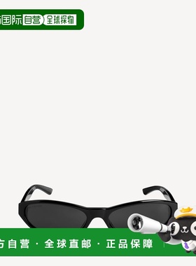 欧洲直邮BALENCIAGA 黑色圆形太阳镜