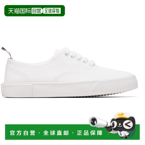 1h可退 香港直邮Thom Browne 汤姆 布朗 女士 白色 Canvas Herita