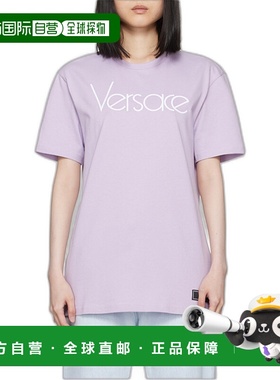 香港直邮Versace 范思哲 女士 圆领T恤 10126151A11594针织刺绣