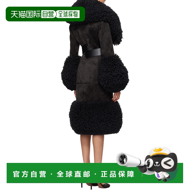 香港直邮Alaia 长袖仿羊毛大衣 AA9M10286M896外套