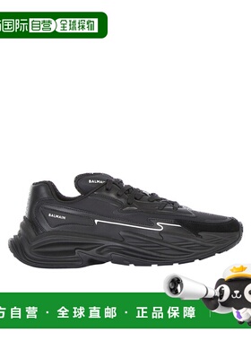 香港直邮Balmain 圆头系带休闲运动鞋 CM1VI355LLSN男鞋