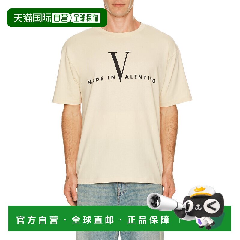 1h可退 香港直邮valentino 华伦天奴 男士 Made T恤() 8V3MG16PBA