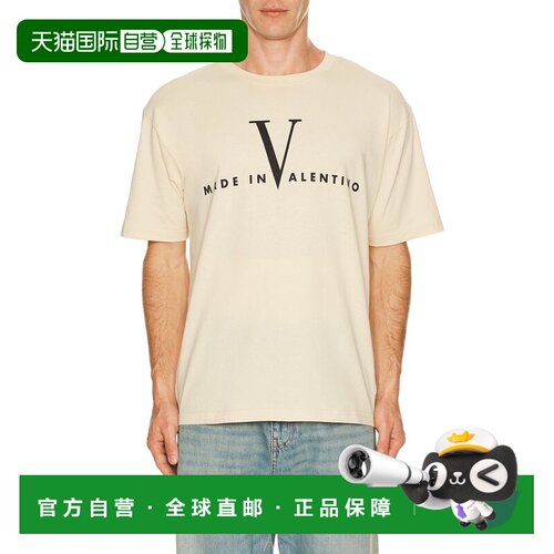 1h可退 香港直邮valentino 华伦天奴 男士 Made T恤() 8V3MG16PBA