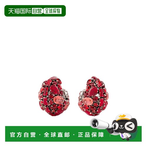 1h可退 香港直邮Givenchy Bold Crystals夹式耳环 BF116WF005配饰