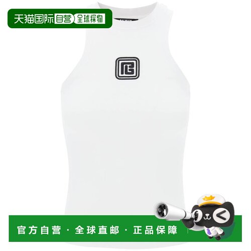 1h可退 香港直邮BALMAIN 女士衬衫 CF0EB045BC49GAB SS2025 白色