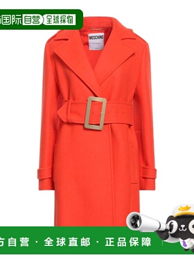 香港直邮Moschino 莫斯奇诺 女士 大衣 orange橙色 舒适时尚