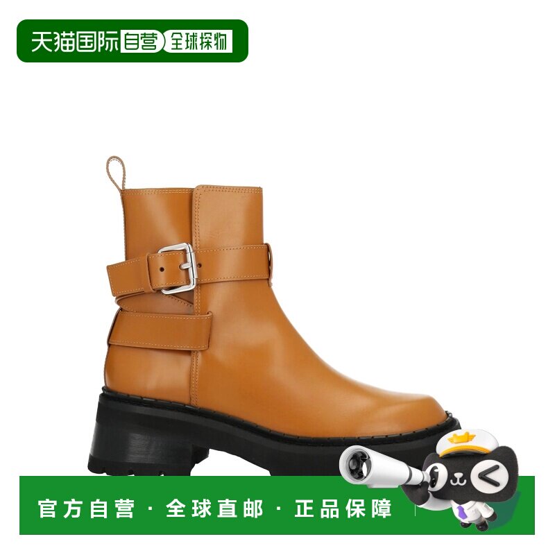 1h可退 香港直邮BY FAR 女士 脚踝靴 yellow黄色 舒适时尚短靴