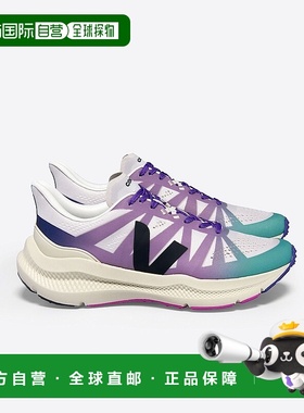 自营欧洲直邮VEJA Condor 3系列男士黑色/浅灰色再生聚酯纤维V标